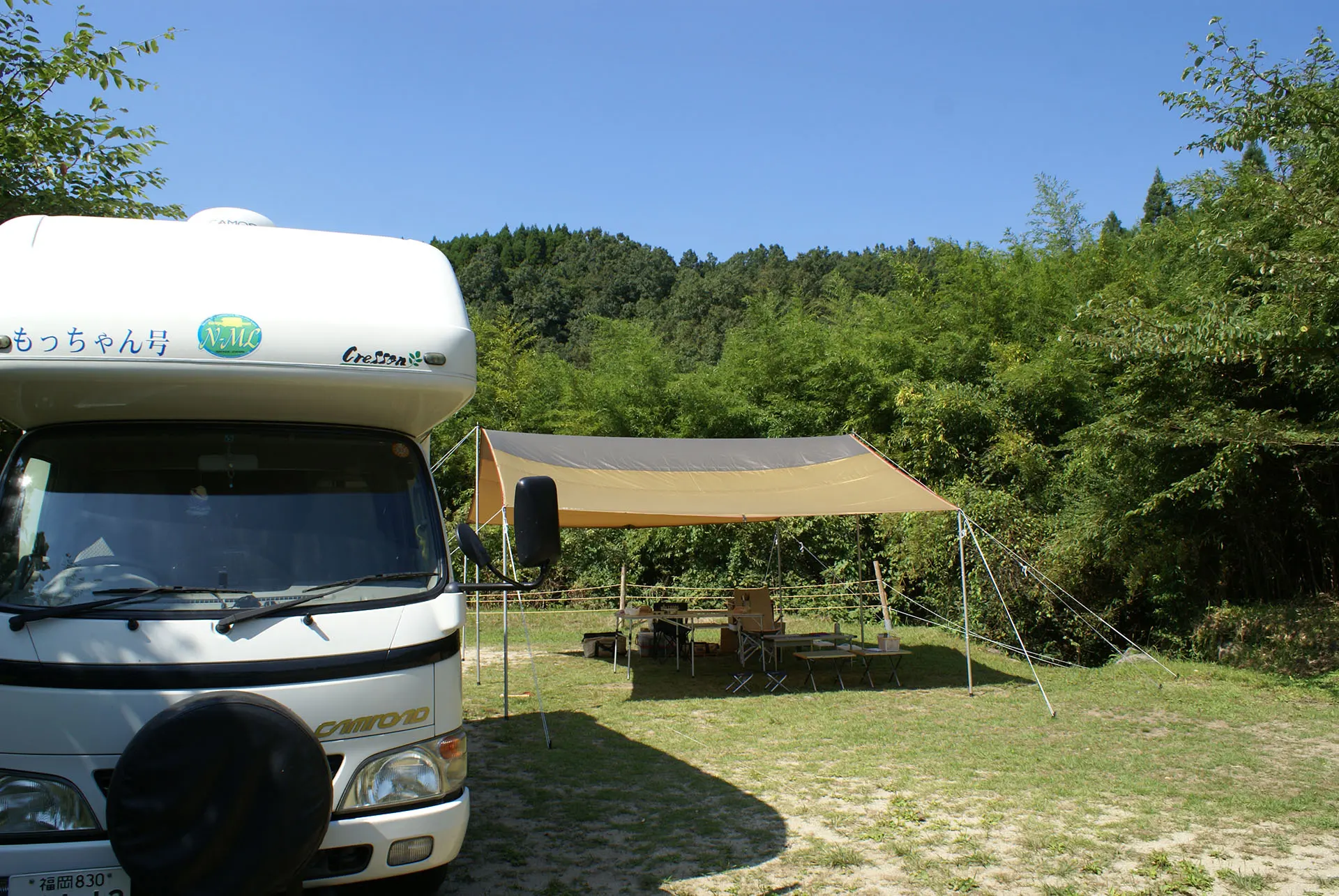 山鳥の森オートキャンプ場　フリーC