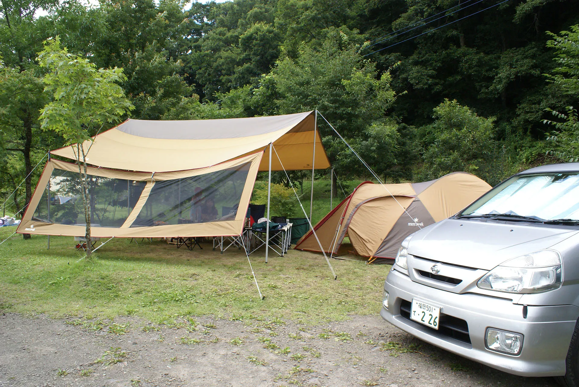 山鳥の森オートキャンプ場　レクタＬ　アメニティドーム