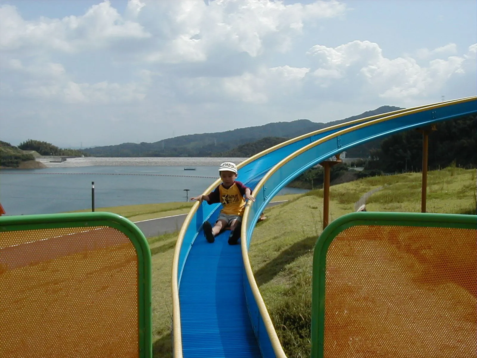 天拝湖公園　ローラースライダー
