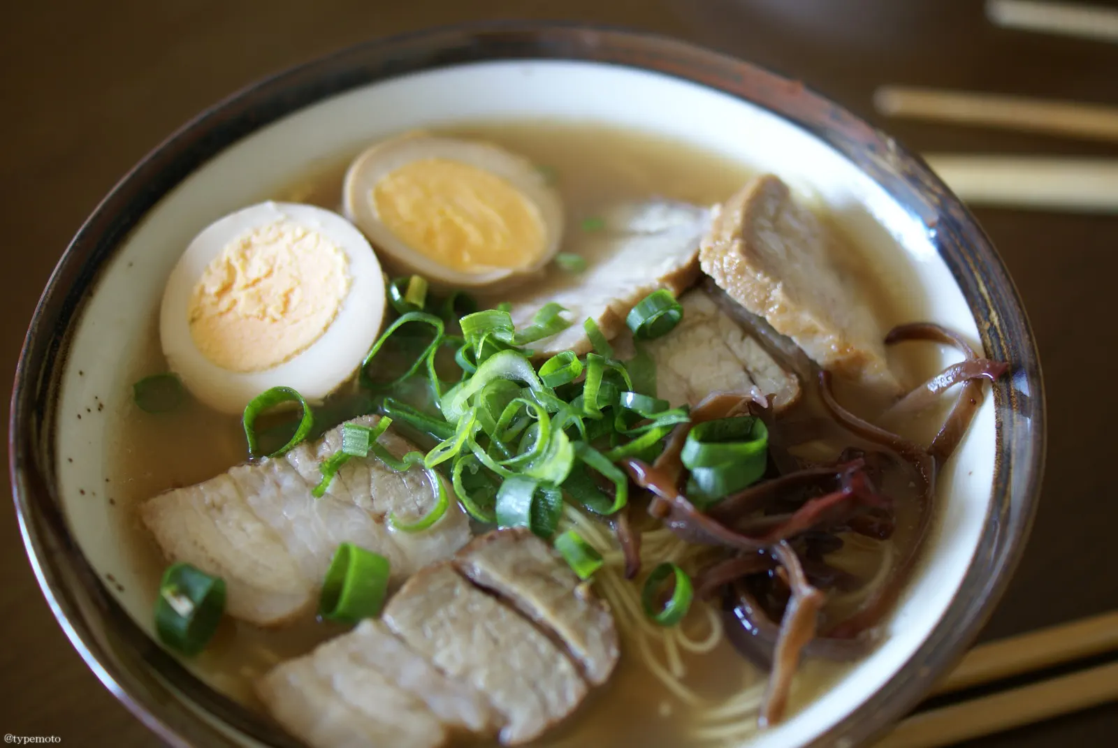 自作豚骨ラーメン