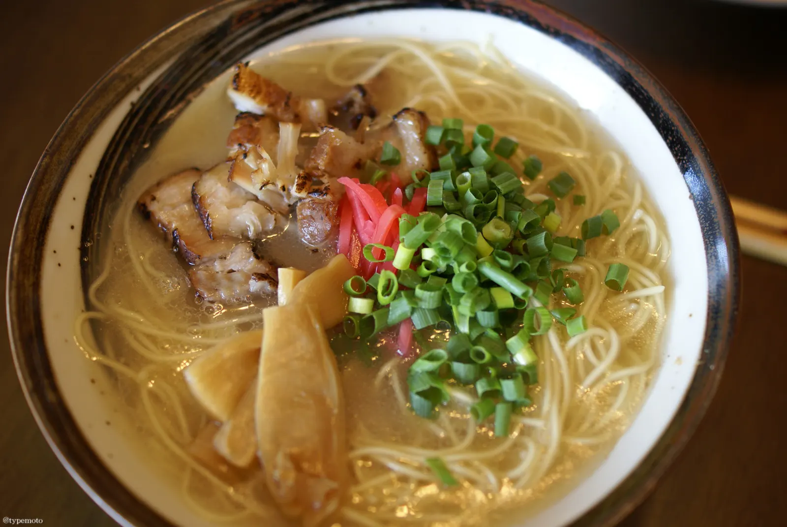 自作豚骨ラーメン